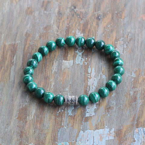 8mm Malachite Bracelet