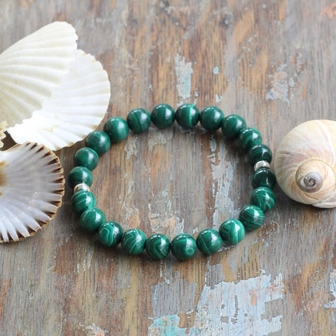 8mm Malachite Bracelet