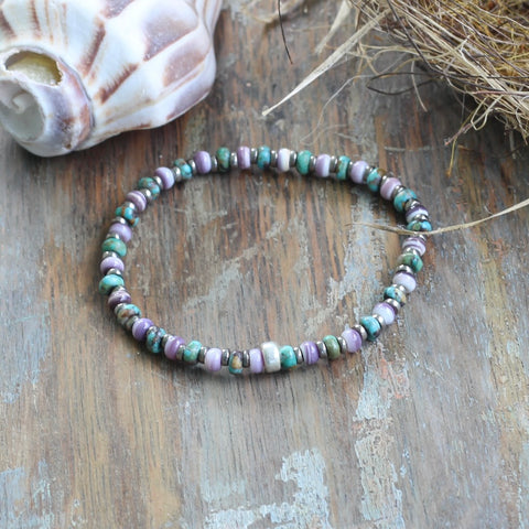Turquoise & Quahog & Silver!
