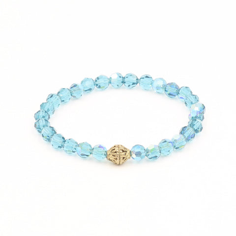 Aqua Crystal Bracelet